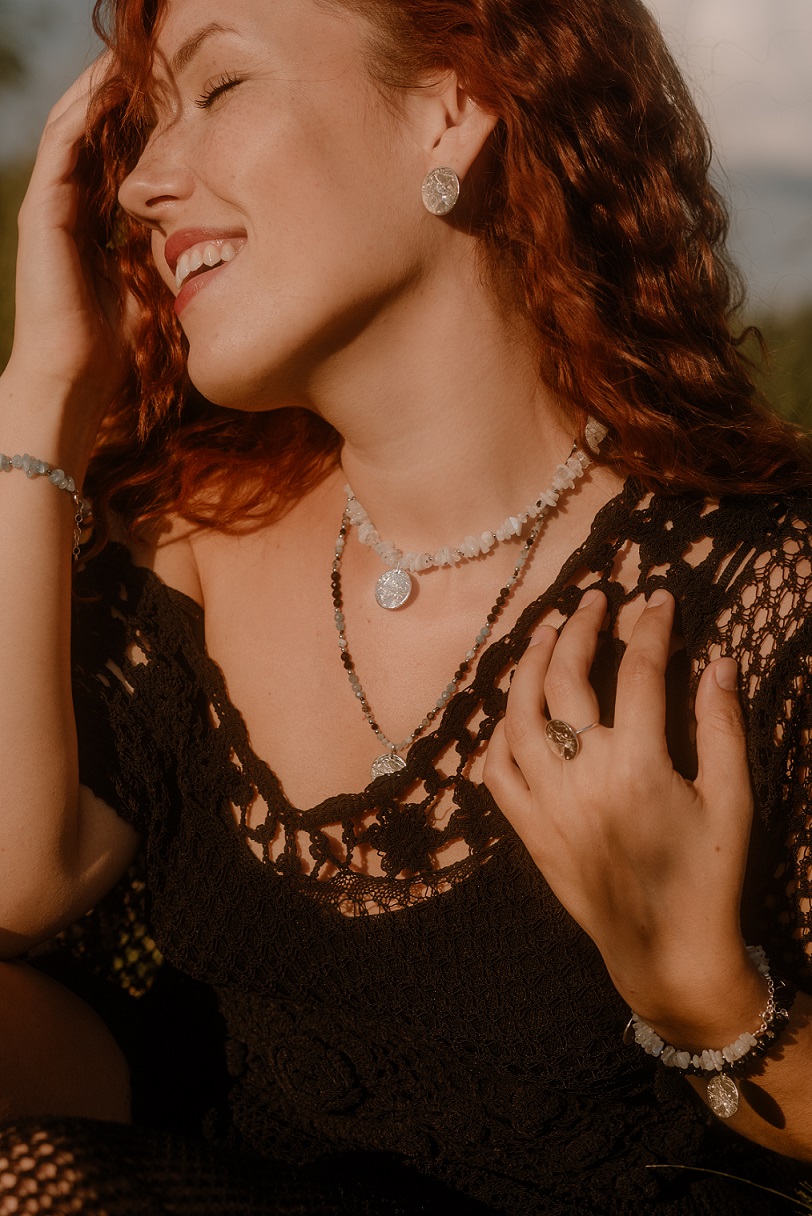 Bransoletka z kamieniem księżycowym z kolekcji Sunset - obrazek 4