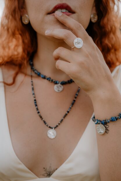 Bransoletka z lapis lazuli z kolekcji Sunset - obrazek 3