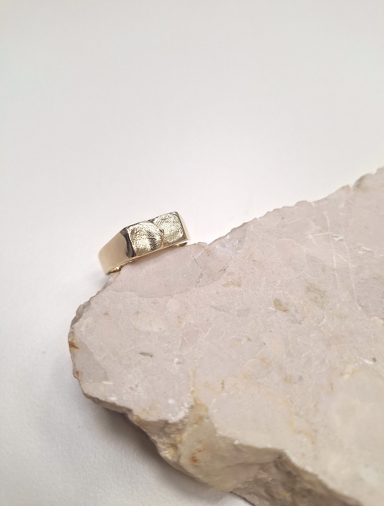 Sygnet srebrny z odciskiem palca, Klasyk - obrazek 4